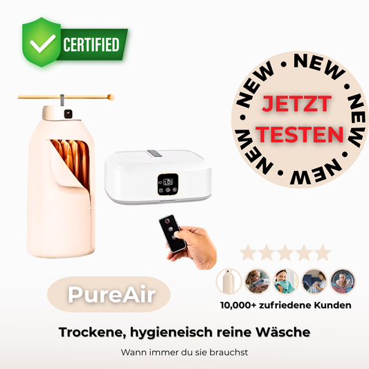 Portable Electric Dryer Multifunctional Dryer Foldable Timed Fast Drying Low-noise Warm Air Heating Clothing Care Mini Dryer